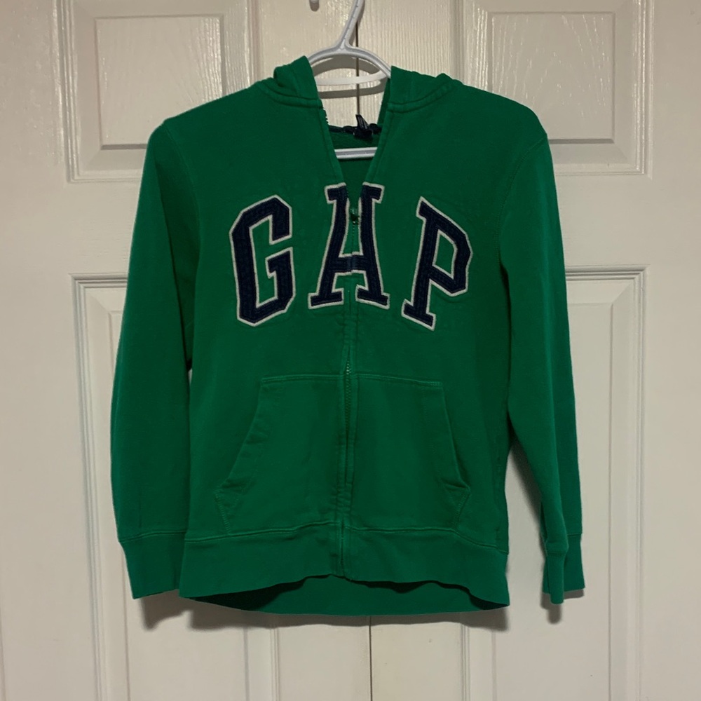 GAP Kids Vibrant Green Zip-Up Hoodie